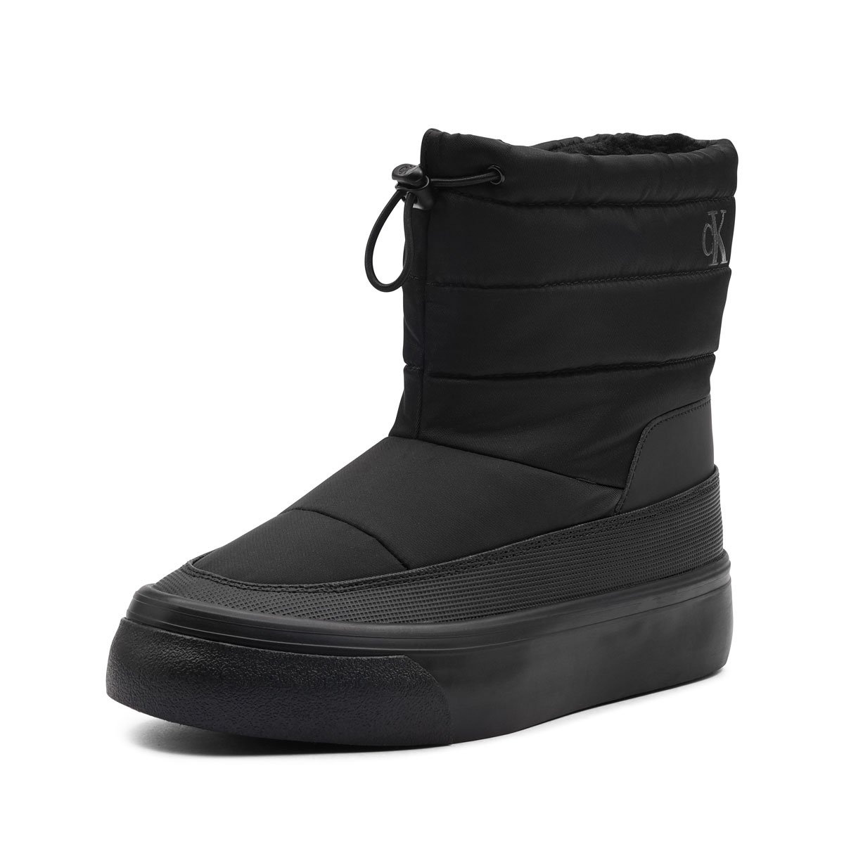 Calvin Klein Vulc Flatf Snowboot Nylon Mix MG Apres-ski damă YW0YW019770GJ