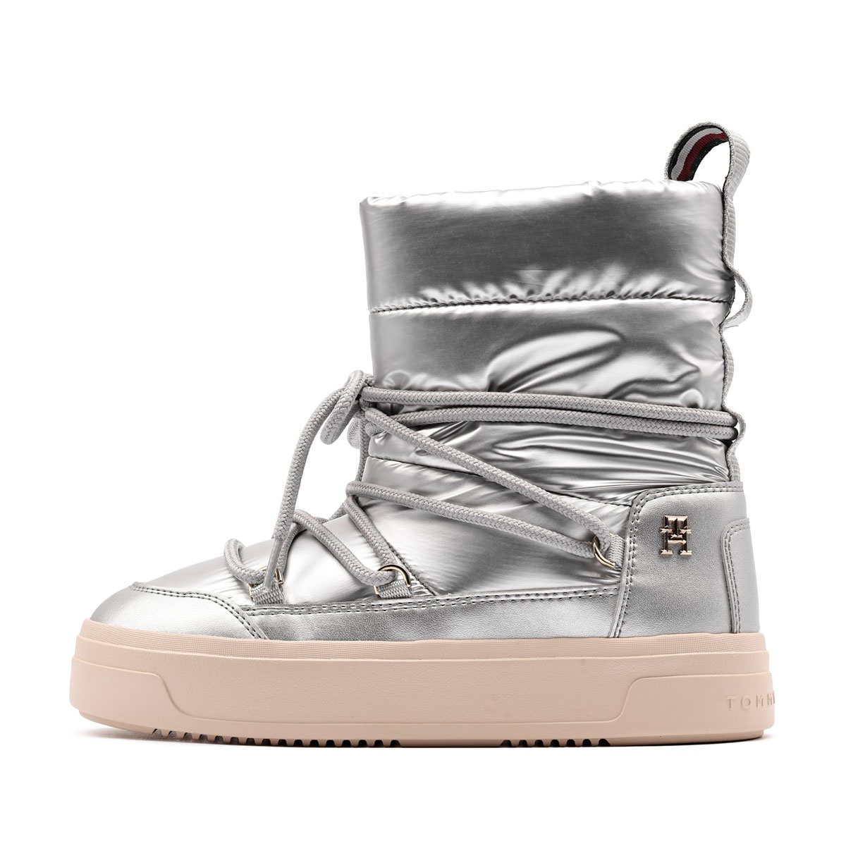 Tommy Hilfiger Lace-Up Metallic Snowboot Apres-ski damă FW0FW08442-0IN