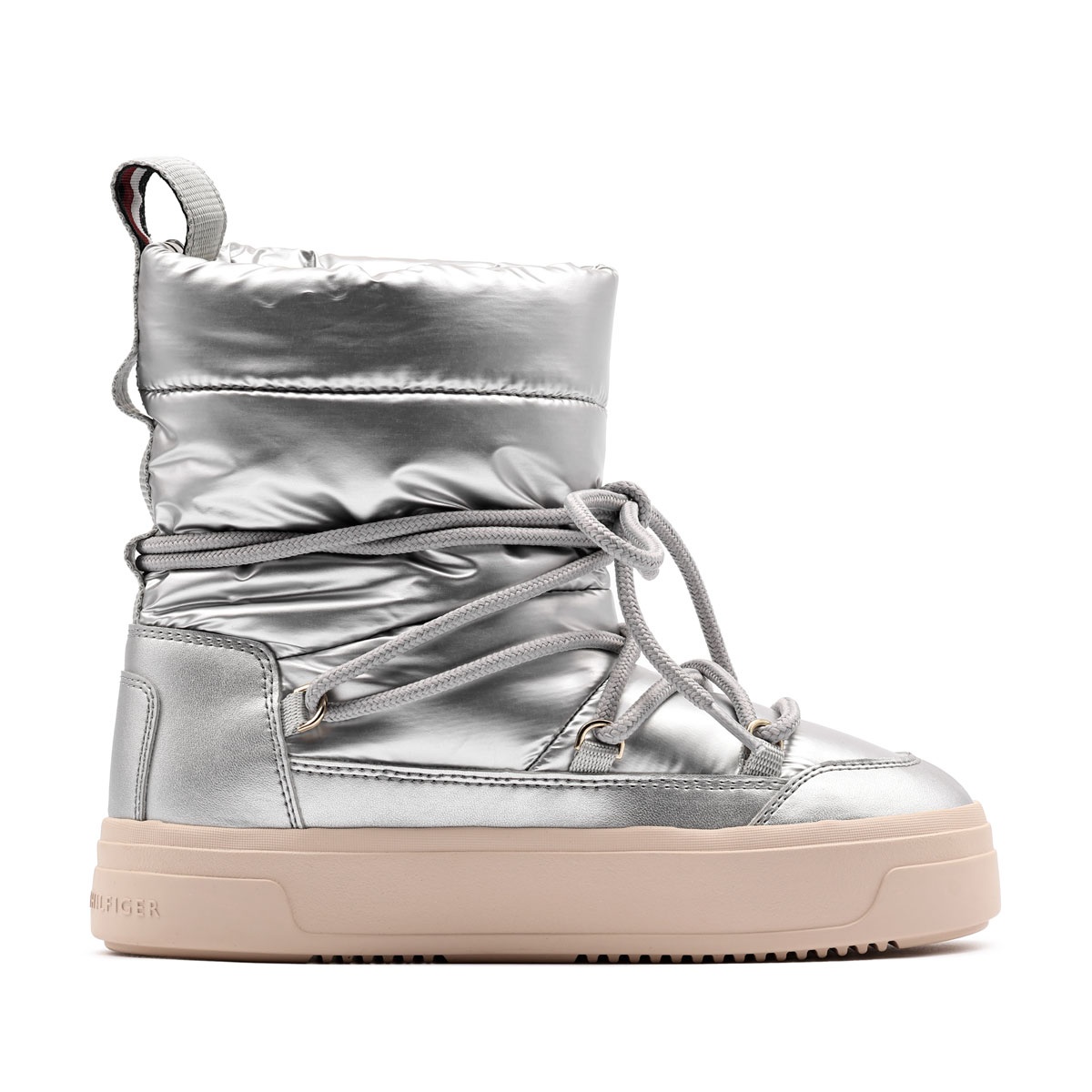 Tommy Hilfiger Lace-Up Metallic Snowboot Apres-ski damă FW0FW08442-0IN