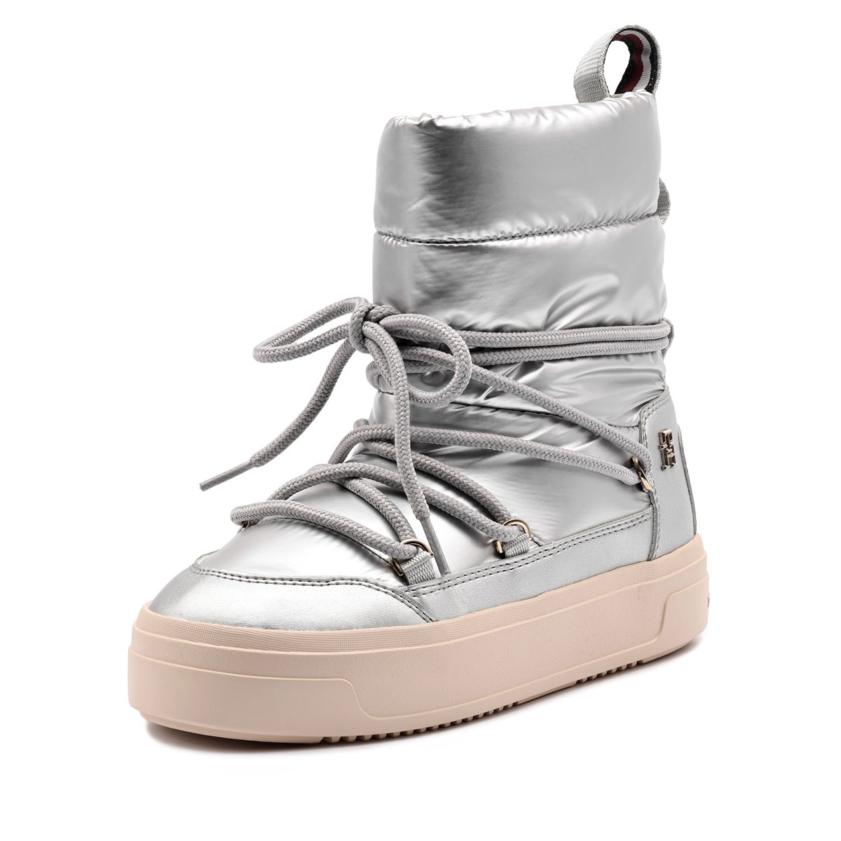 Tommy Hilfiger Lace-Up Metallic Snowboot Apres-ski damă FW0FW08442-0IN