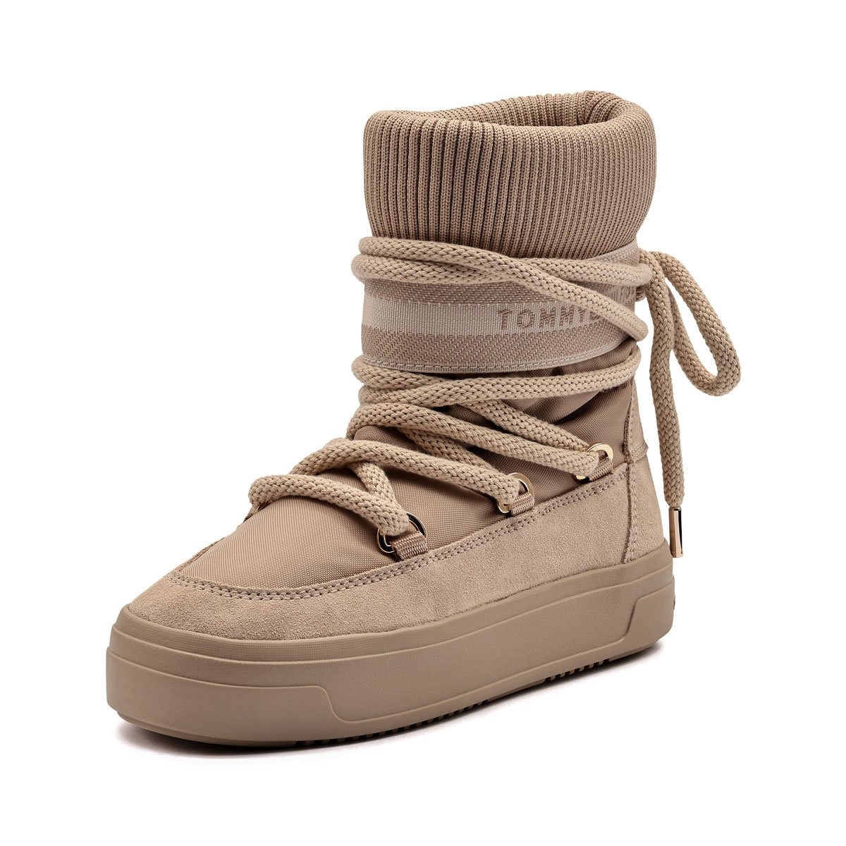 Tommy Hilfiger Tommytech Logotape Snowboot Warm Apres-ski damă FW0FW08998ACC