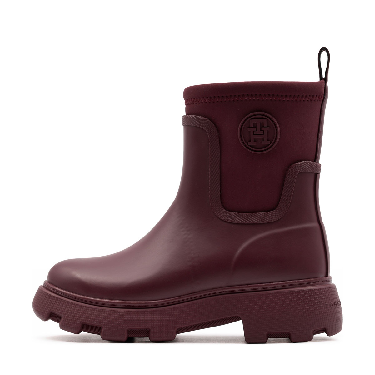 Tommy Hilfiger Stamp Warm Ankle Rain Boot Cizme damă FW0FW09544XUT