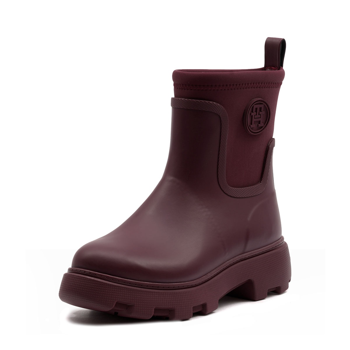Tommy Hilfiger Stamp Warm Ankle Rain Boot Cizme damă FW0FW09544XUT