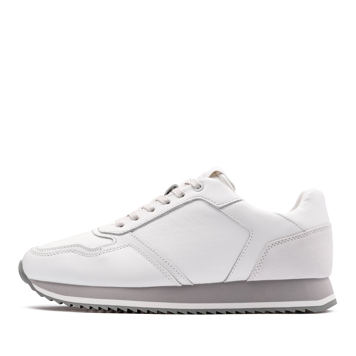 Calvin Klein Low Top Lace Up Leather Mono Pantofi sport bărbați HM0HM018070K6