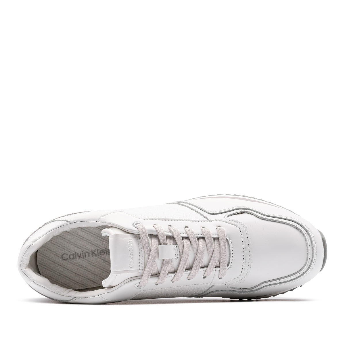 Calvin Klein Low Top Lace Up Leather Mono Pantofi sport bărbați HM0HM018070K6