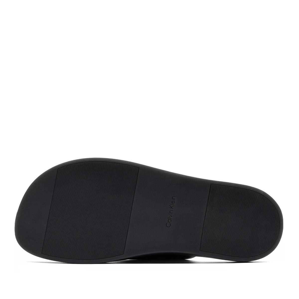 Calvin Klein Ergon Double Bar Sandal Leather Papuci bărbați HM0HM020970GJ