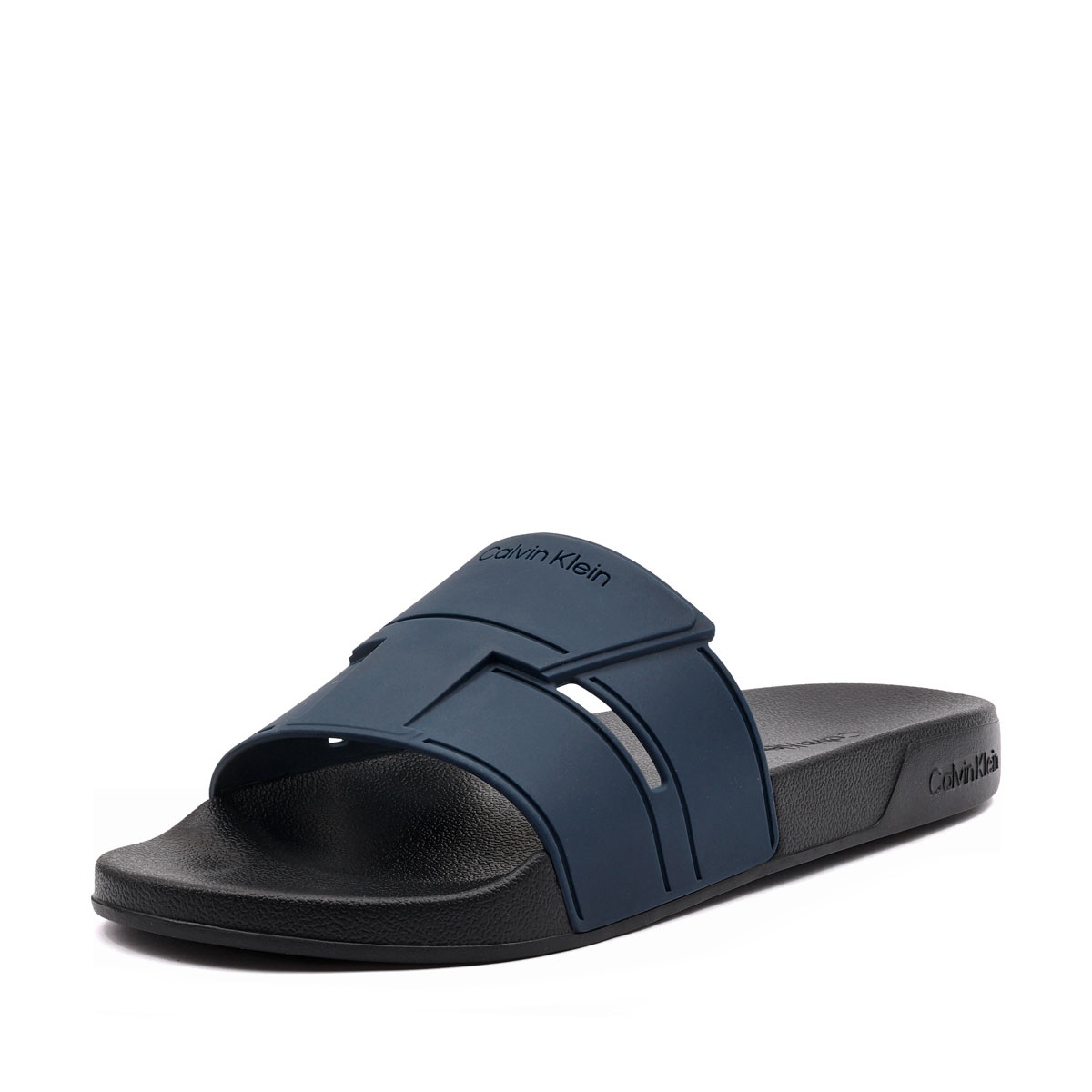 Calvin Klein Ess Slide Double T Șlapi bărbați HM0HM021110ZP
