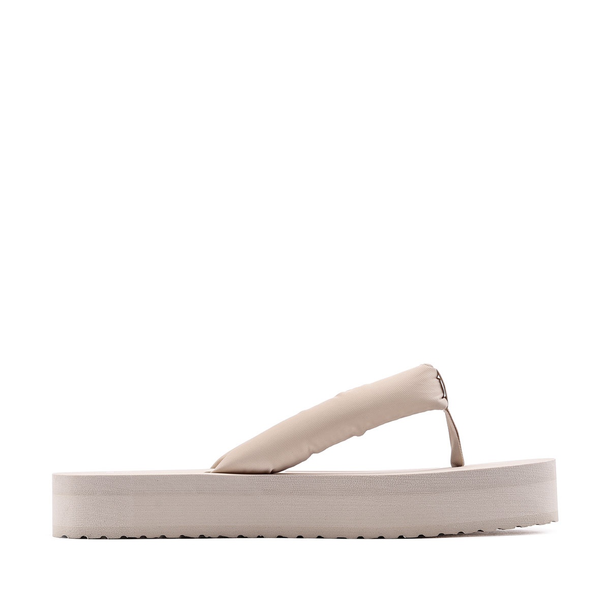 Calvin Klein Beach Sandal Flatform TTXR Satin Șlapi damă YW0YW01723ACF