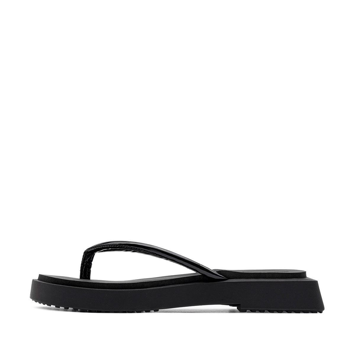 Calvin Klein SQ Low Wedge Sandal Stitch Șlapi damă YW0YW017160GJ