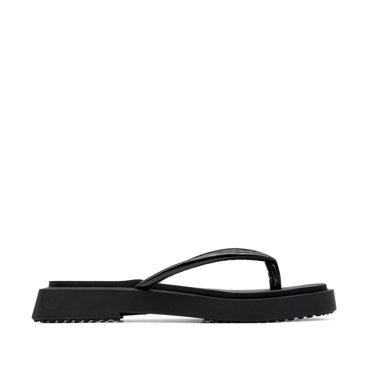 Calvin Klein SQ Low Wedge Sandal Stitch Șlapi damă YW0YW017160GJ
