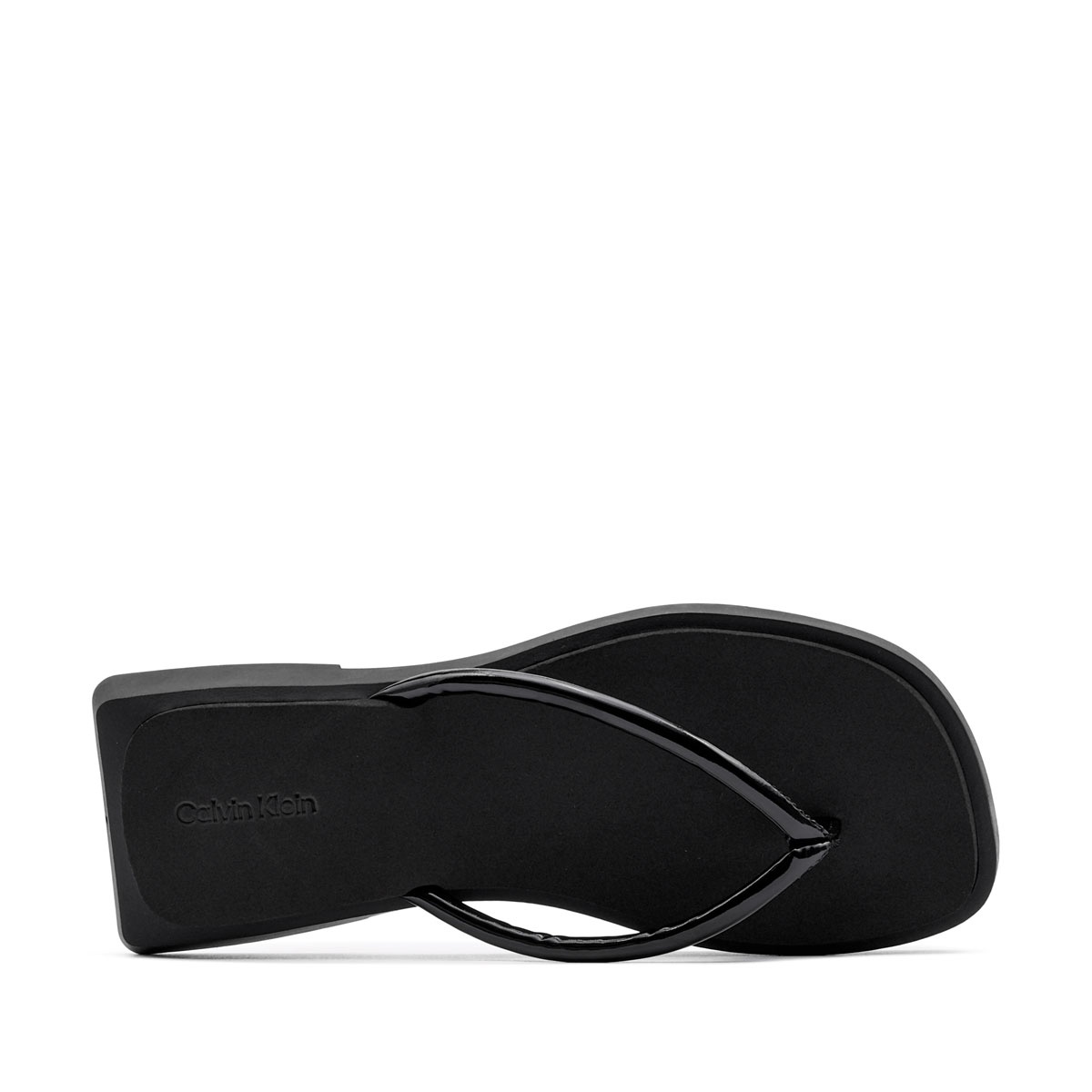 Calvin Klein SQ Low Wedge Sandal Stitch Șlapi damă YW0YW017160GJ