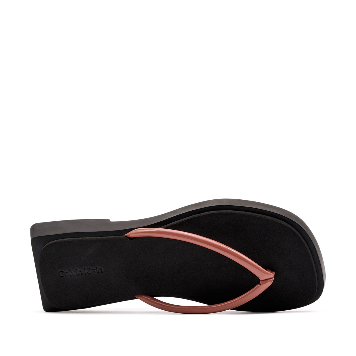 Calvin Klein SQ Low Wedge Sandal Stitch Șlapi damă YW0YW01716GAM