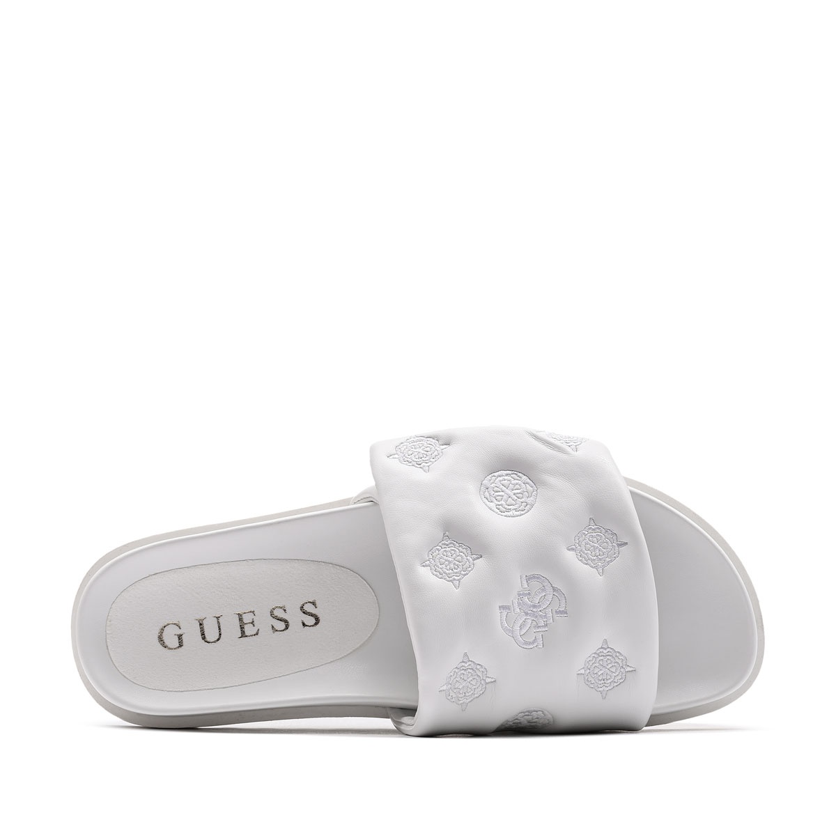 Șlapi damă Guess Fabio2 FLJFA2ELE19-WHITE Guess Fabio2 Șlapi damă FLJFA2ELE19-WHITE
