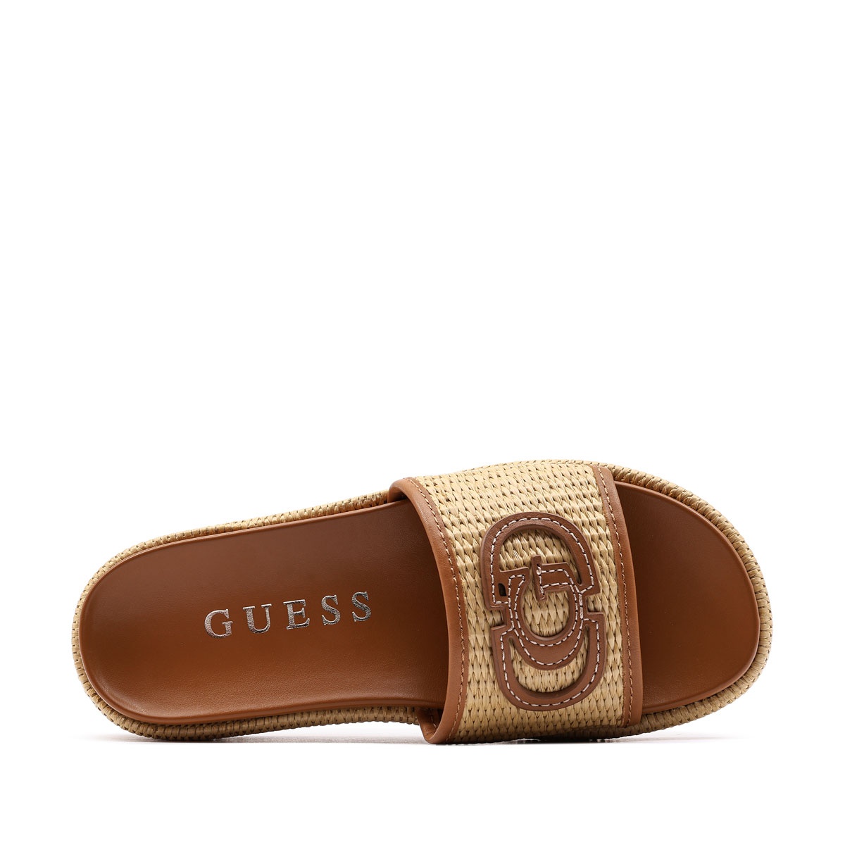 Șlapi damă Guess Lonney FLJLNYFAB19-NATU Guess Lonney Șlapi damă FLJLNYFAB19-NATU