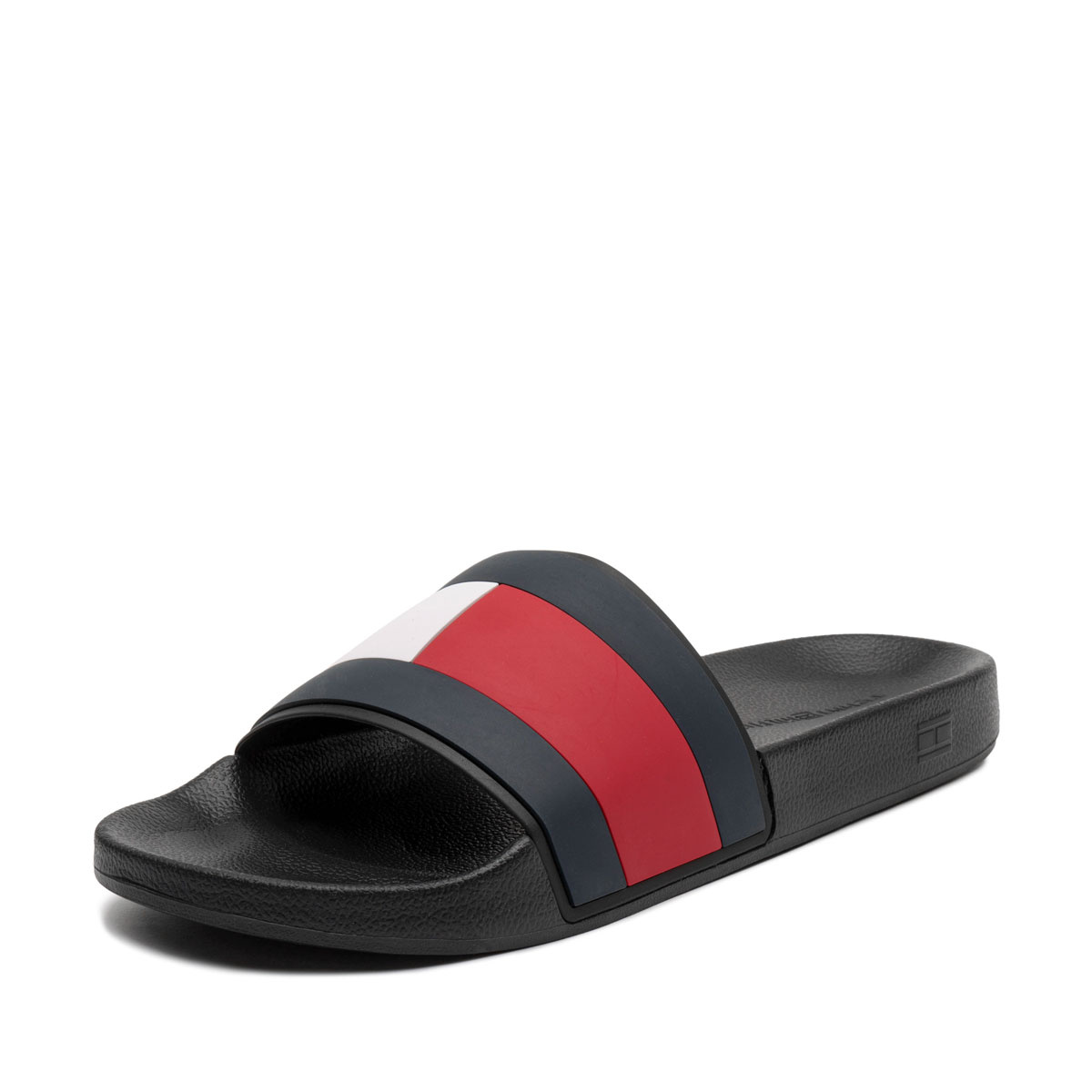 Tommy Hilfiger Rubber TH Flag Pool Șlapi bărbați FM0FM04263-BDS