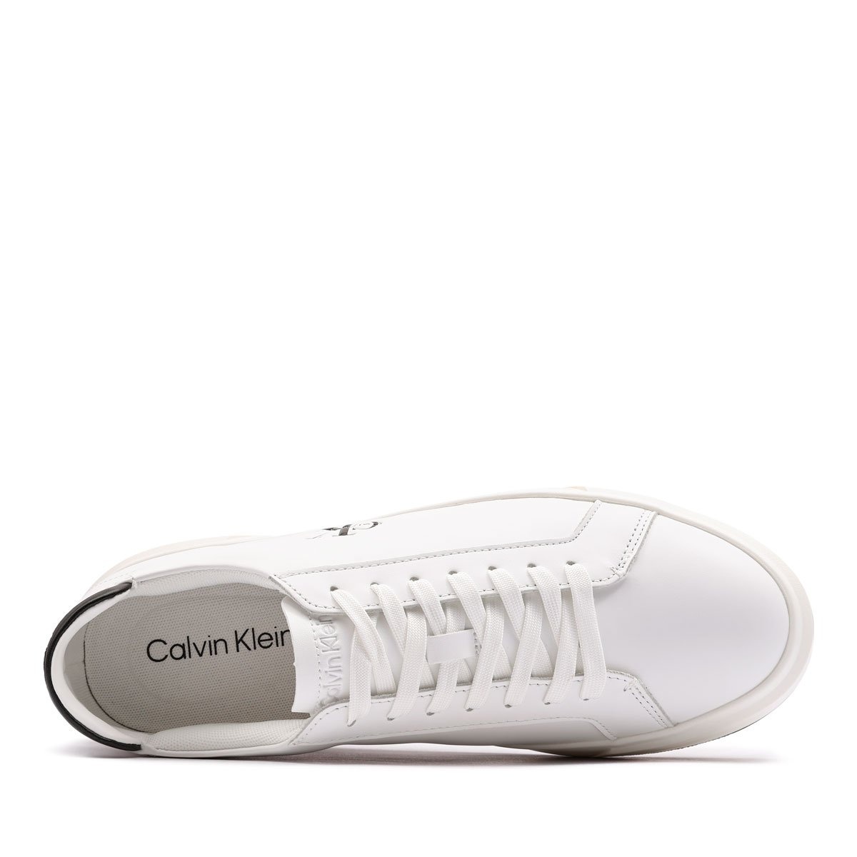 Calvin Klein Basket Cupsole LaceUp Leather ML Teniși bărbați YM0YM0146001W