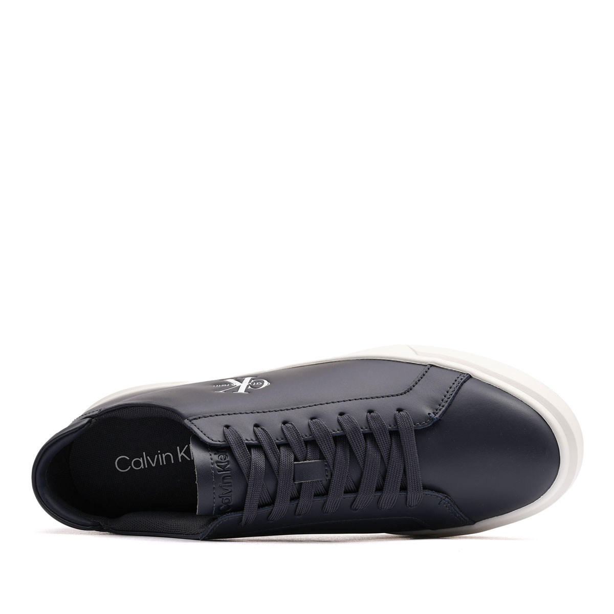 Calvin Klein Basket Cupsole LaceUp Leather ML Teniși bărbați YM0YM01460BAI