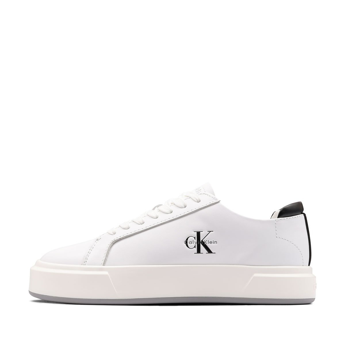 Calvin Klein Basket Cupsole LaceUp Leather ML Teniși damă YW0YW0194501W
