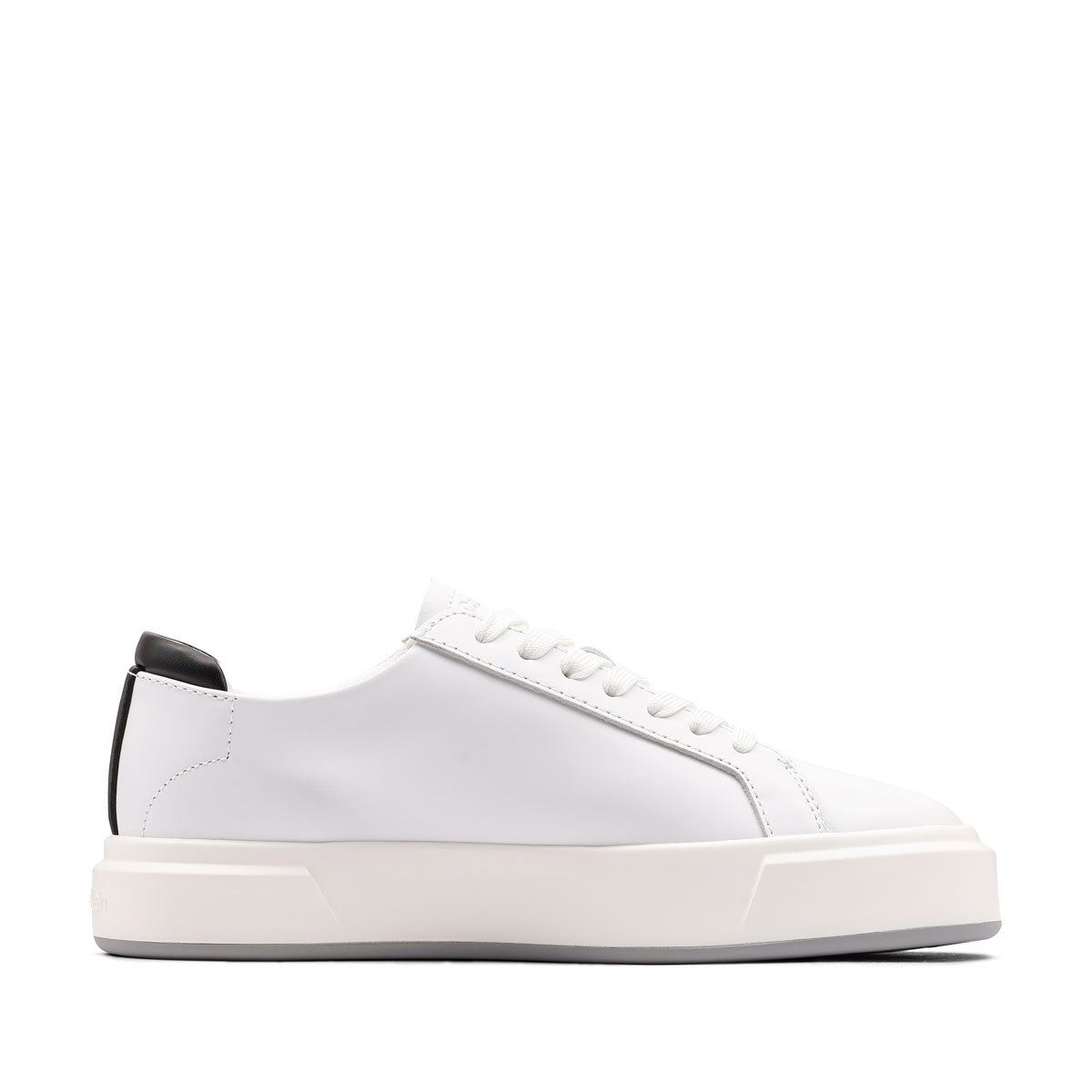 Calvin Klein Basket Cupsole LaceUp Leather ML Teniși damă YW0YW0194501W