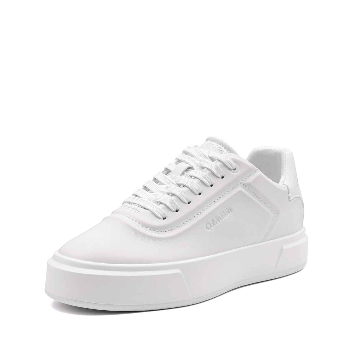 Calvin Klein Basket Cupsole Oxf LaceUp Leather Hf Teniși damă YW0YW020210K4