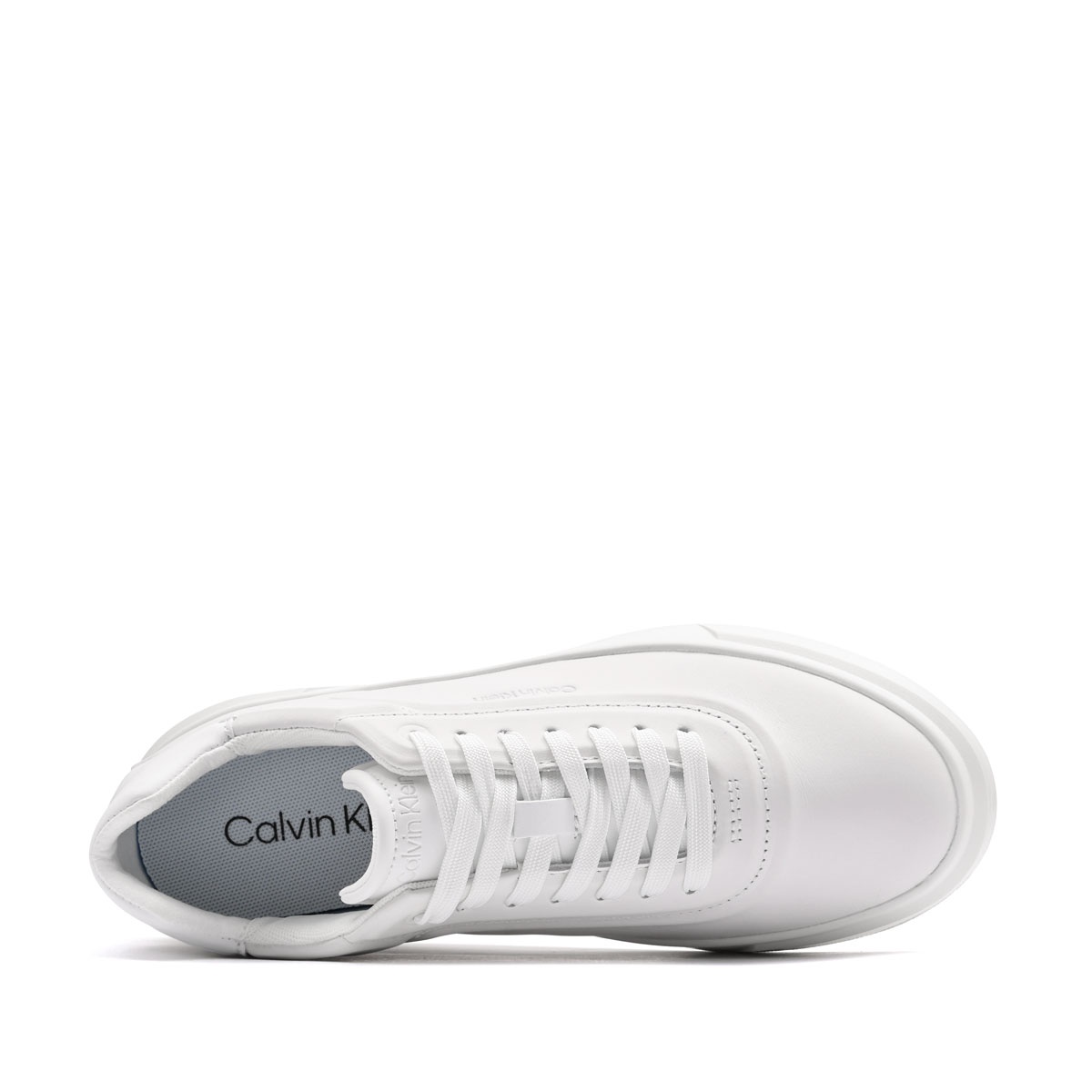Calvin Klein Basket Cupsole Oxf LaceUp Leather Hf Teniși damă YW0YW020210K4