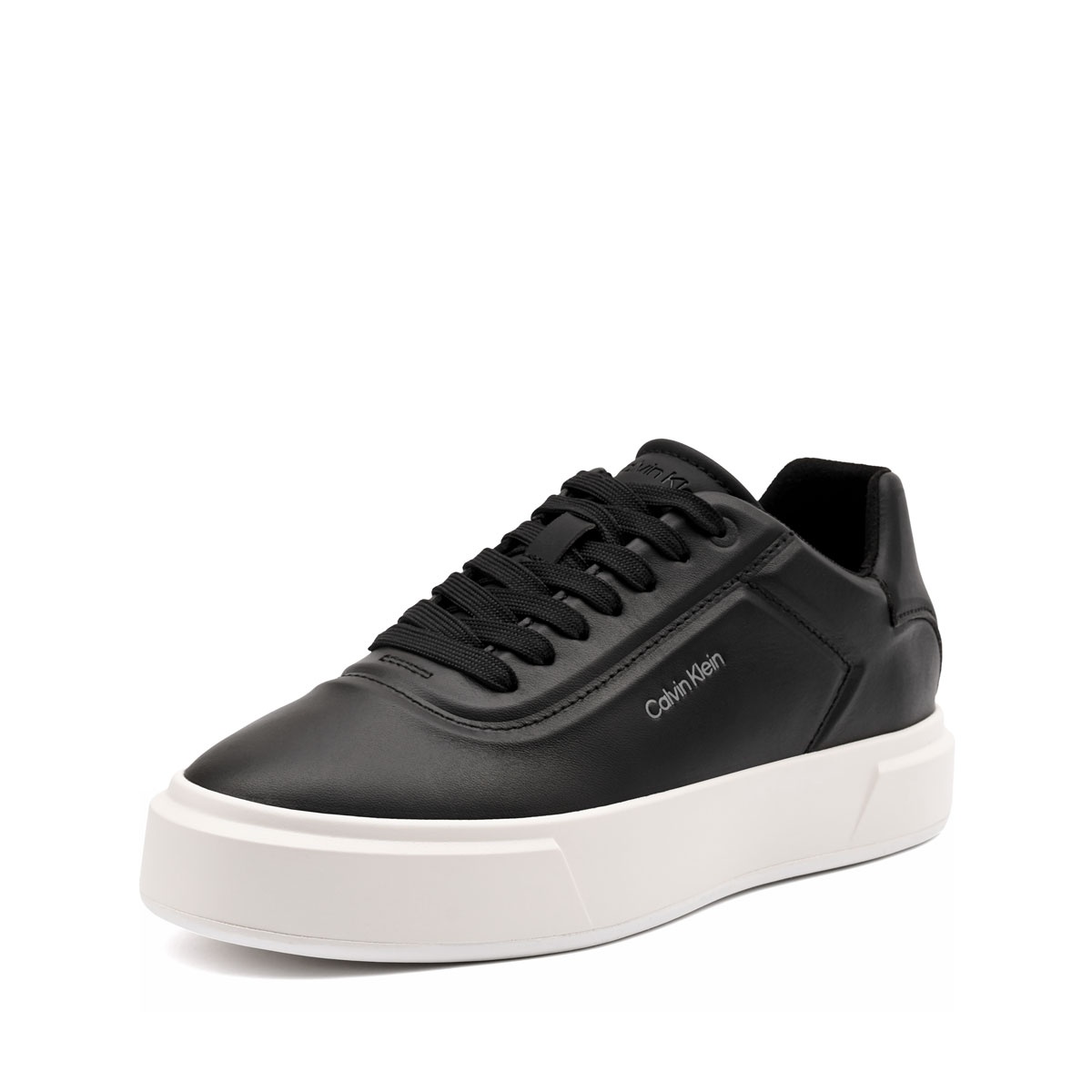 Calvin Klein Basket Cupsole Oxf LaceUp Leather Hf Teniși damă YW0YW02021BEH