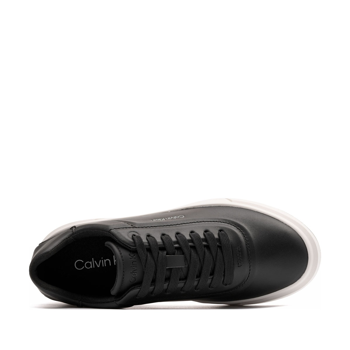Calvin Klein Basket Cupsole Oxf LaceUp Leather Hf Teniși damă YW0YW02021BEH