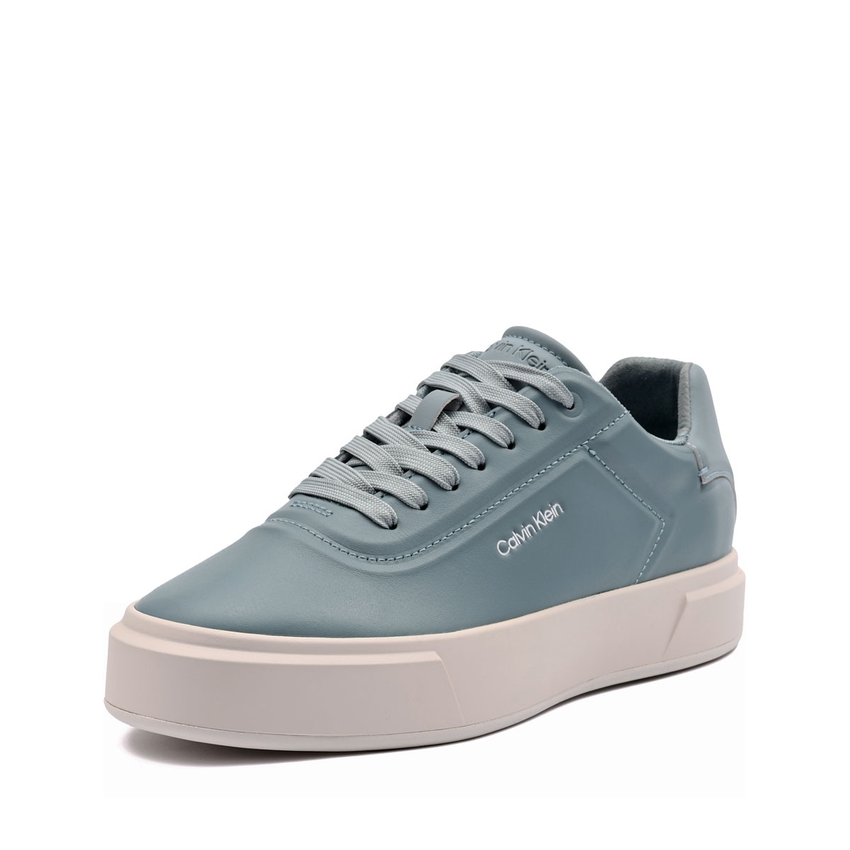 Calvin Klein Basket Cupsole Oxf LaceUp Leather Hf Teniși damă YW0YW02021PAC