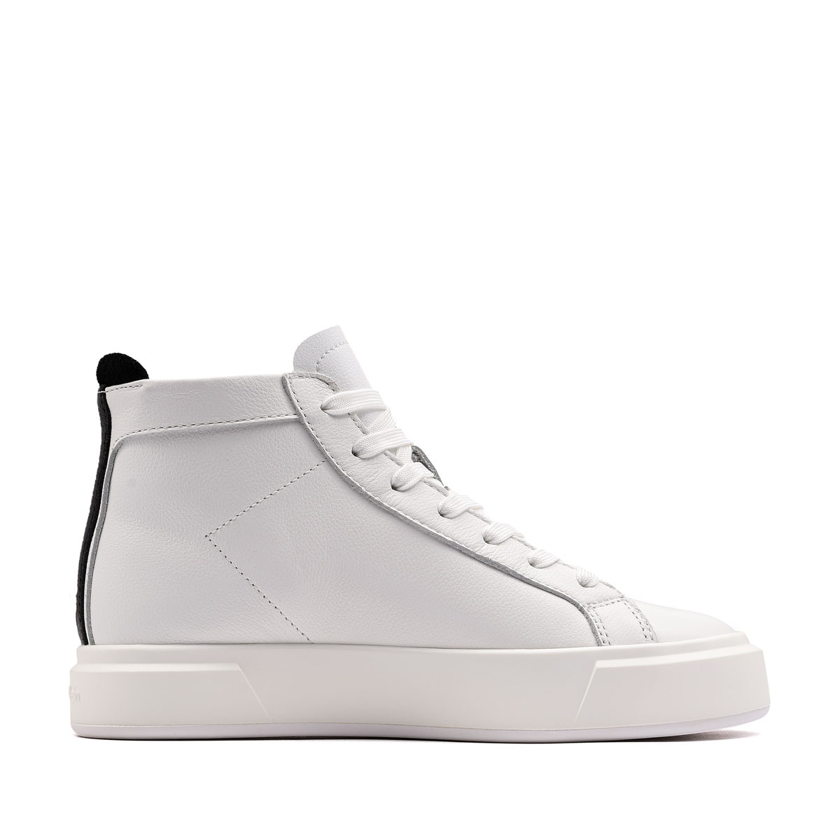 Calvin Klein Basket High Top Mid Leather Mix Teniși damă YW0YW0194601W
