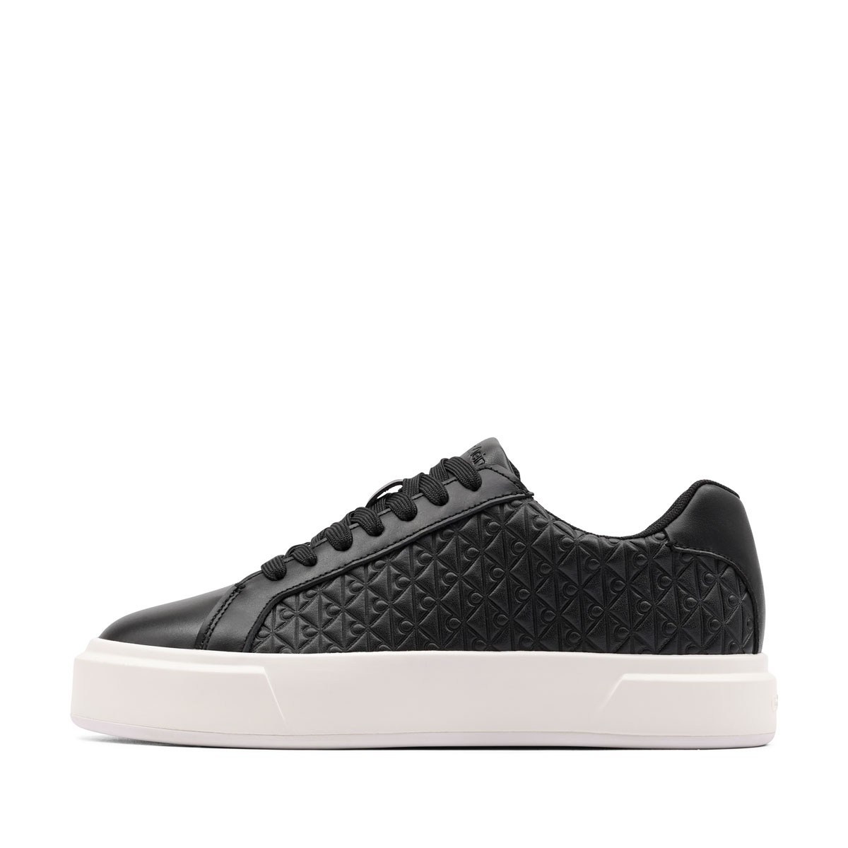 Teniși damă Calvin Klein Basket Lace Up Leather AOP YW0YW02006BEH Calvin Klein Basket Lace Up Leather AOP Teniși damă YW0YW02006BEH