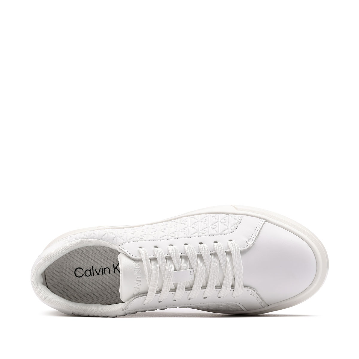 Teniși damă Calvin Klein Basket Lace Up Leather AOP YW0YW02006YAF Calvin Klein Basket Lace Up Leather AOP Teniși damă YW0YW02006YAF