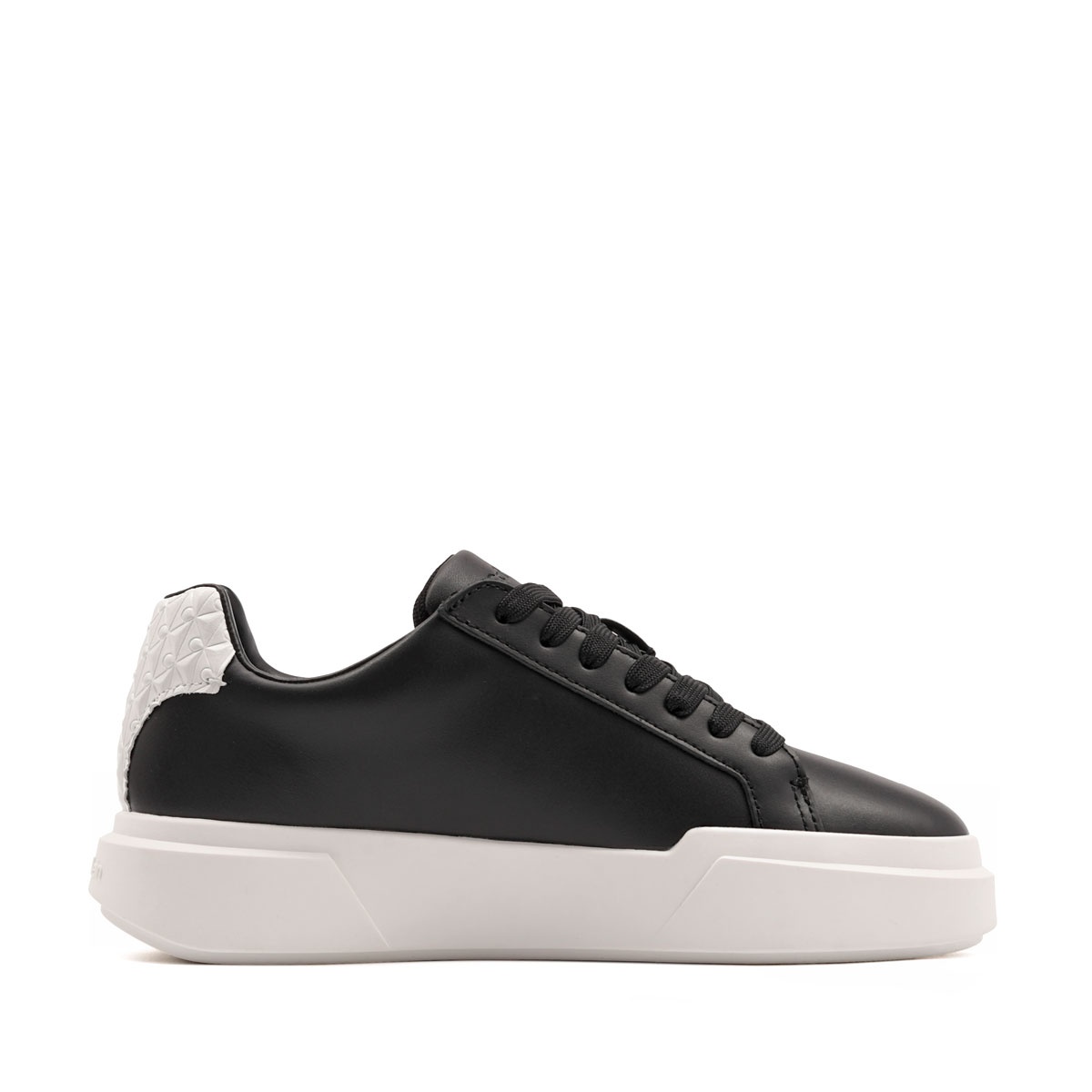 Calvin Klein Chunky Cups LaceUp Leather AOP BT Teniși damă HW0HW032220GM