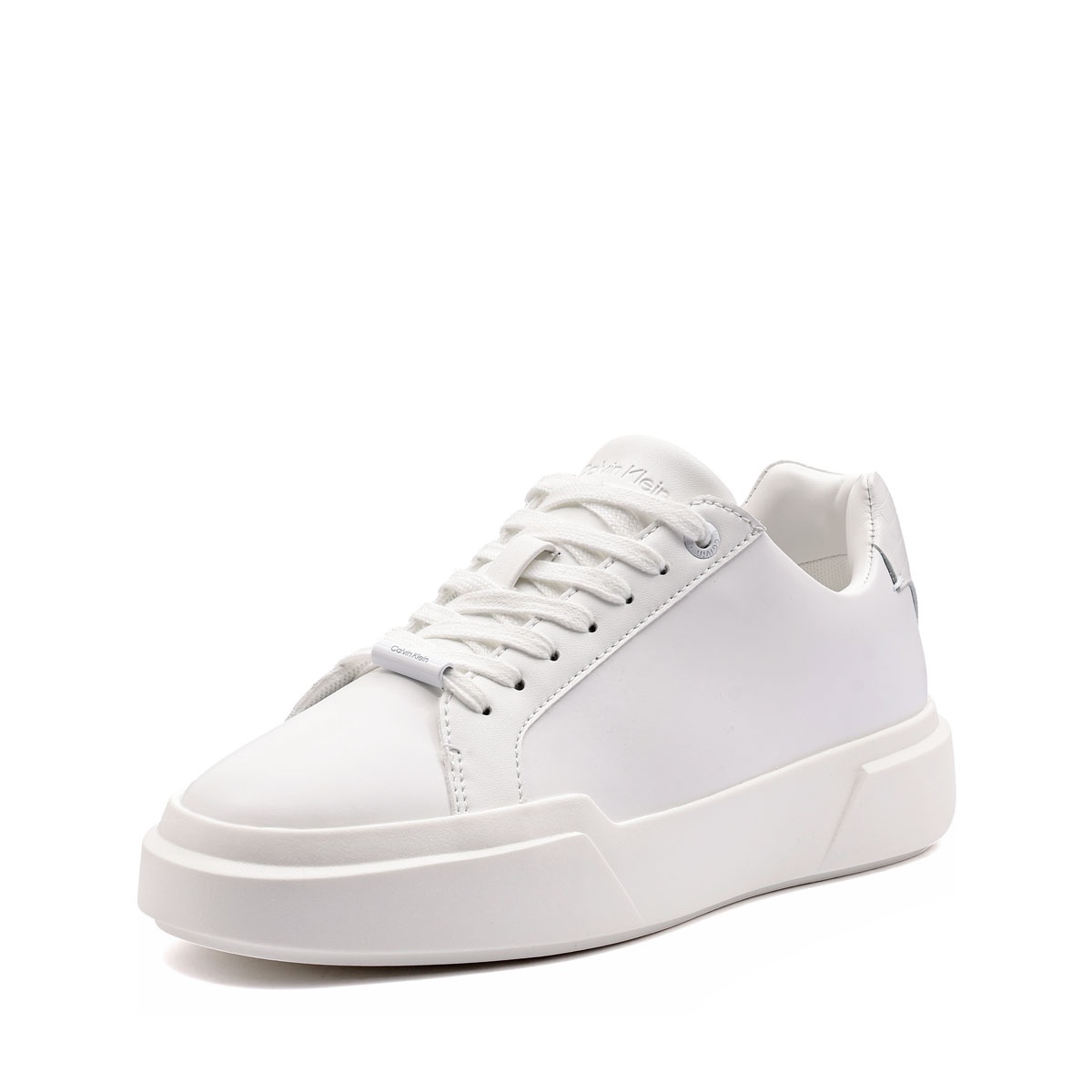 Calvin Klein Chunky Cupsole LaceUp BT Leather Teniși damă HW0HW031480K4