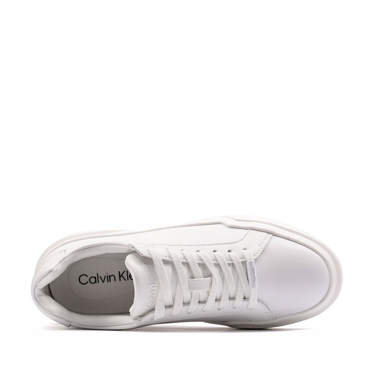 Calvin Klein Chunky Cupsole LaceUp BT Leather Teniși damă HW0HW031480K4