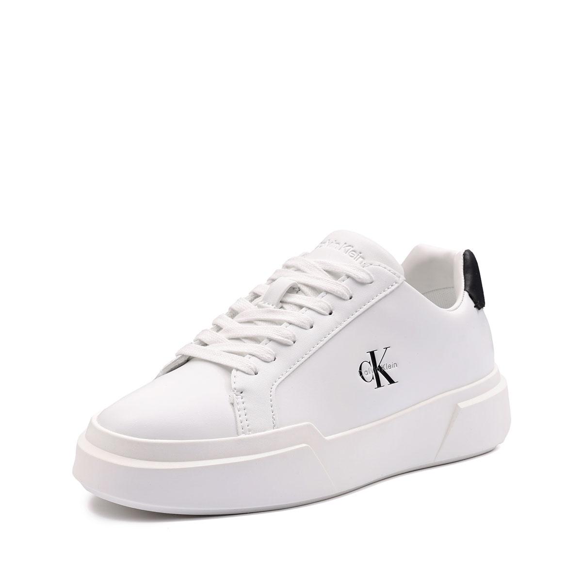 Calvin Klein Chunky Cupsole LaceUp Leather Pantofi sport damă YW0YW0194706X