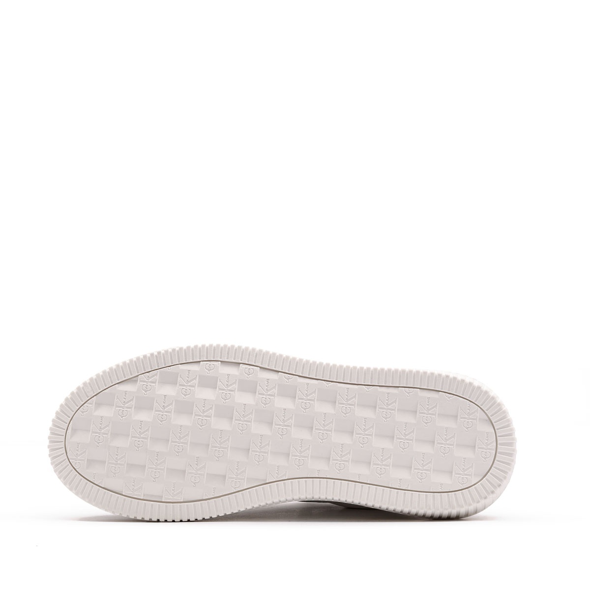 Calvin Klein Chunky Cupsole Leather Silver Teniși damă YW0YW0187602R