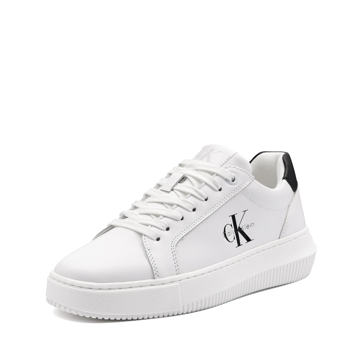 Calvin Klein Chunky Cupsole Mono Leather WN Teniși damă YW0YW0187201W