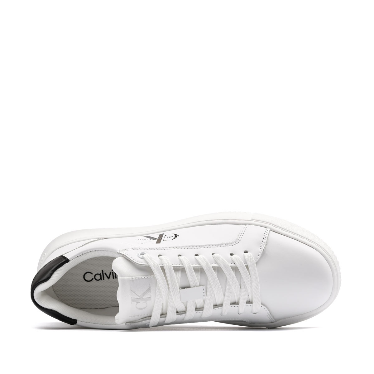Calvin Klein Chunky Cupsole Mono Leather WN Teniși damă YW0YW0187201W