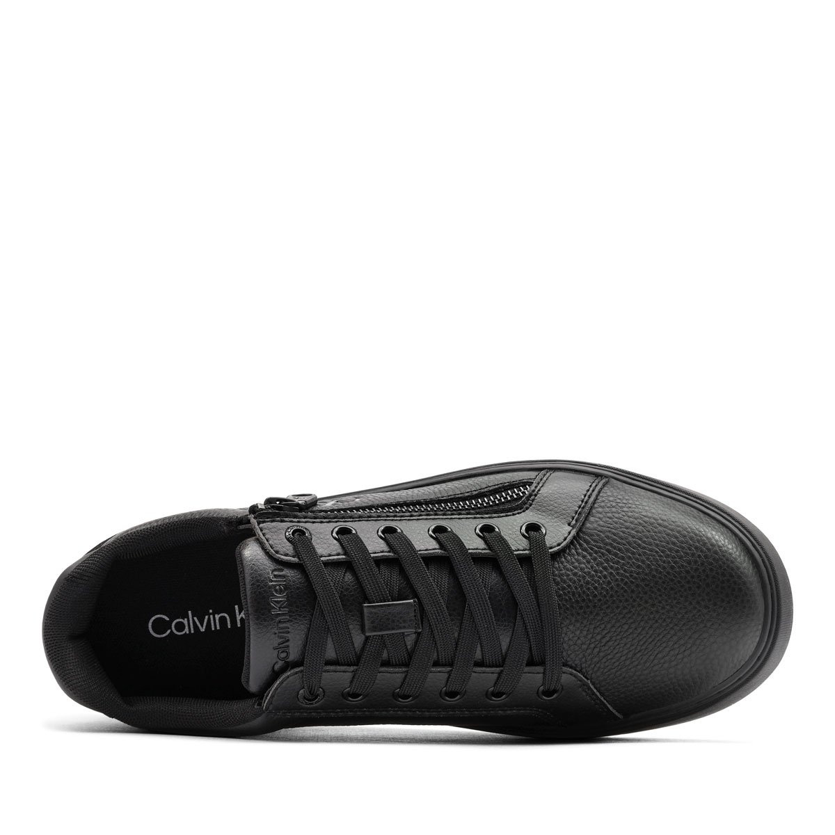 Calvin Klein Classic Cup LaceUp Zip Leather Teniși bărbați YM0YM014370GJ