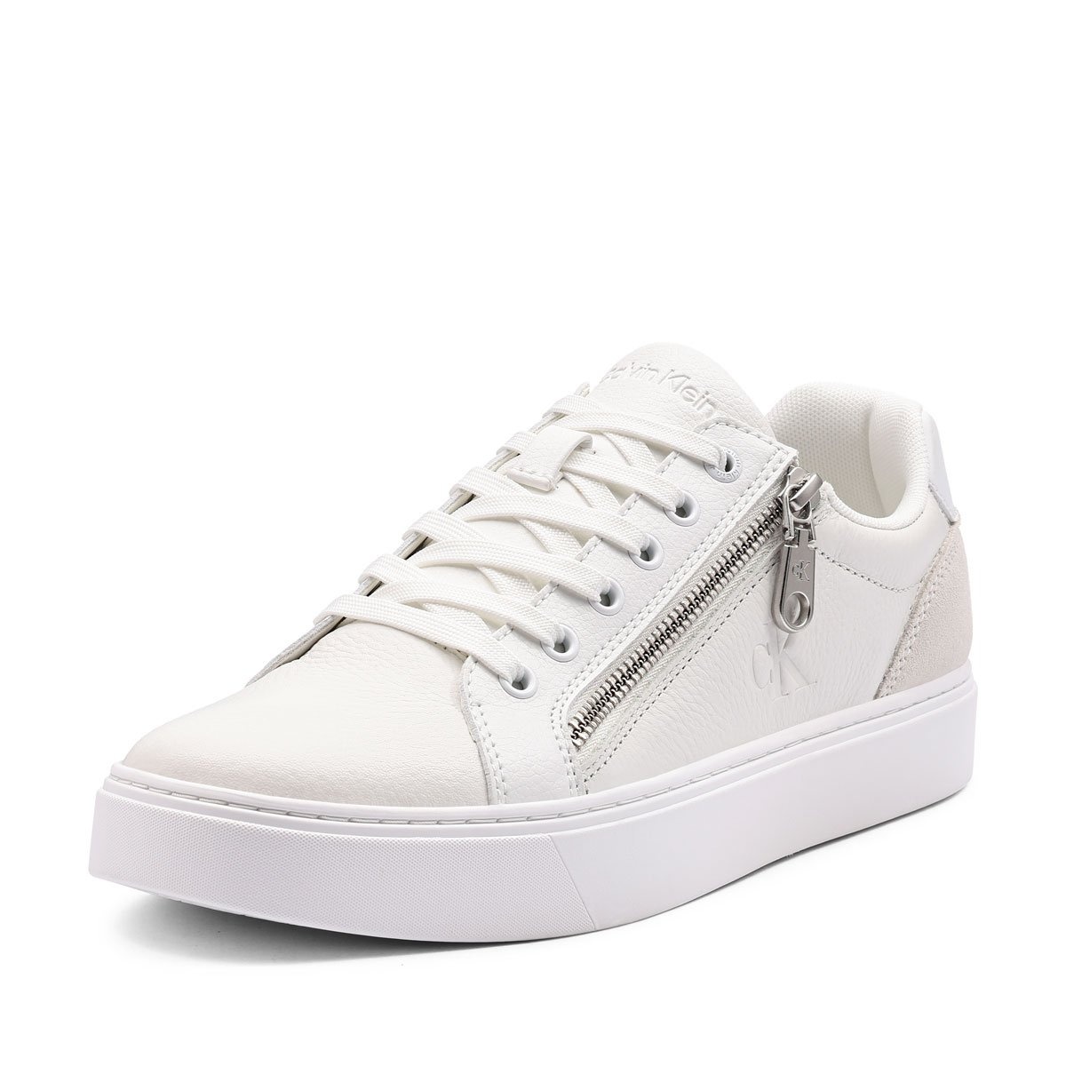 Calvin Klein Classic Cup LaceUp Zip Leather Teniși bărbați YM0YM014370K4