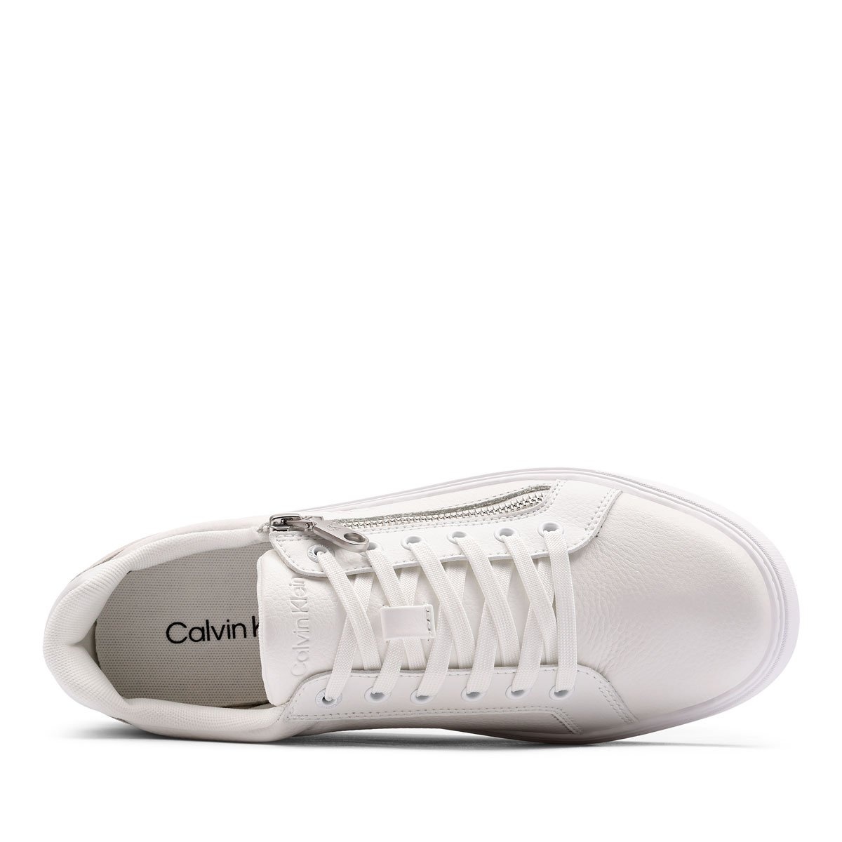 Calvin Klein Classic Cup LaceUp Zip Leather Teniși bărbați YM0YM014370K4