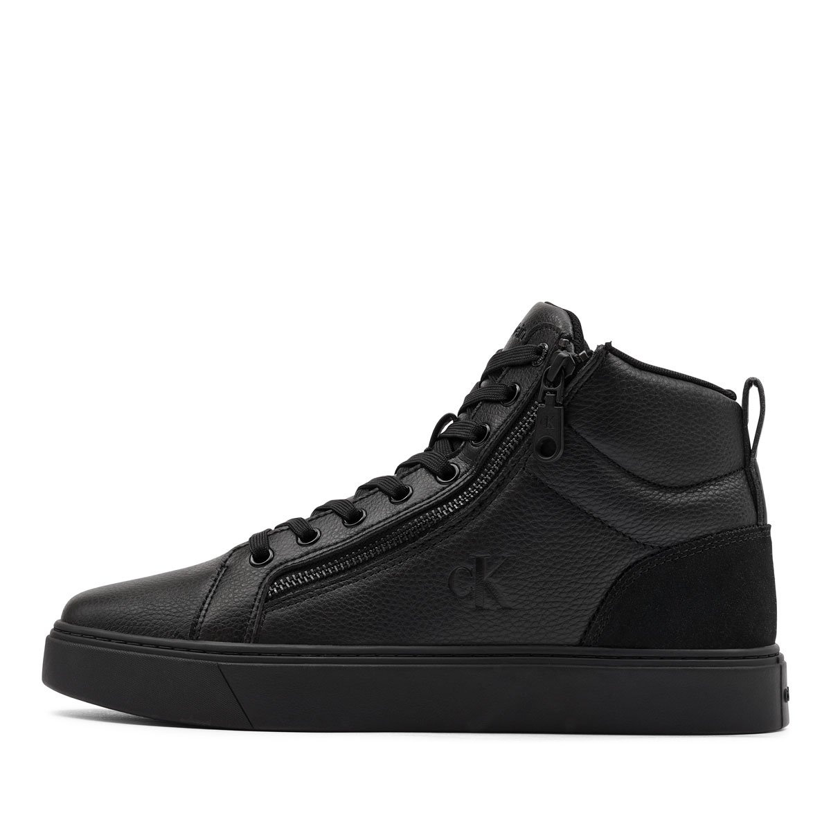 Calvin Klein Classic Cup Mid LaceUp Zip Leather Teniși bărbați YM0YM014280GJ