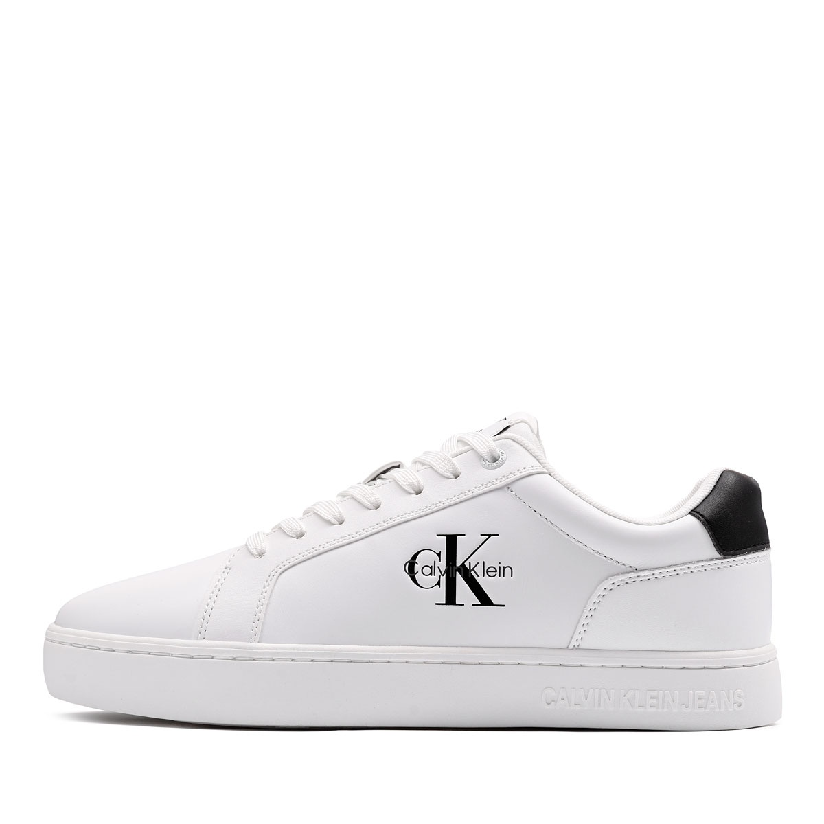 Calvin Klein Classic Cupsole Mono Leather Teniși bărbați YM0YM0136901W