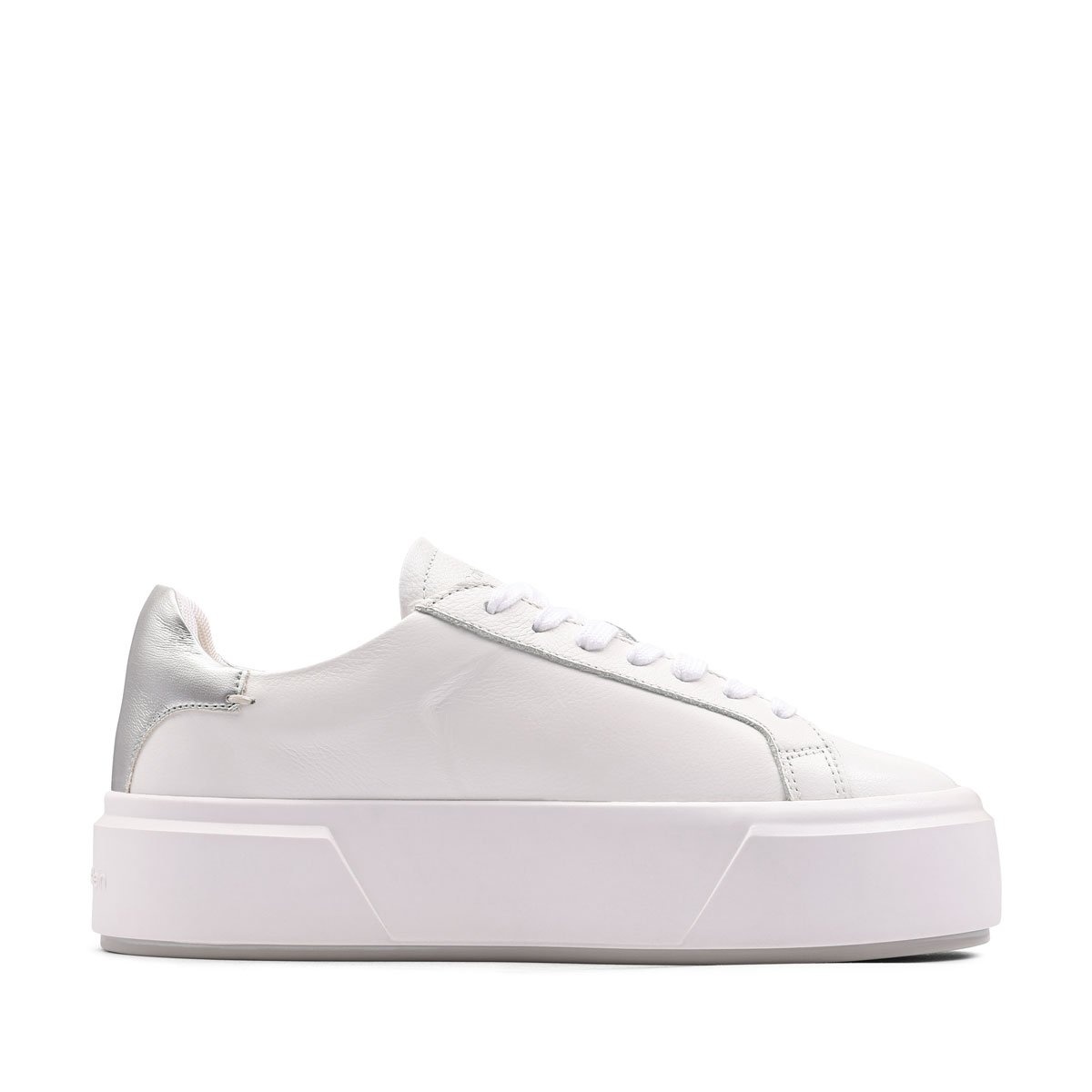 Calvin Klein Flatform Lace Up Leather Met Teniși damă YW0YW019290LC