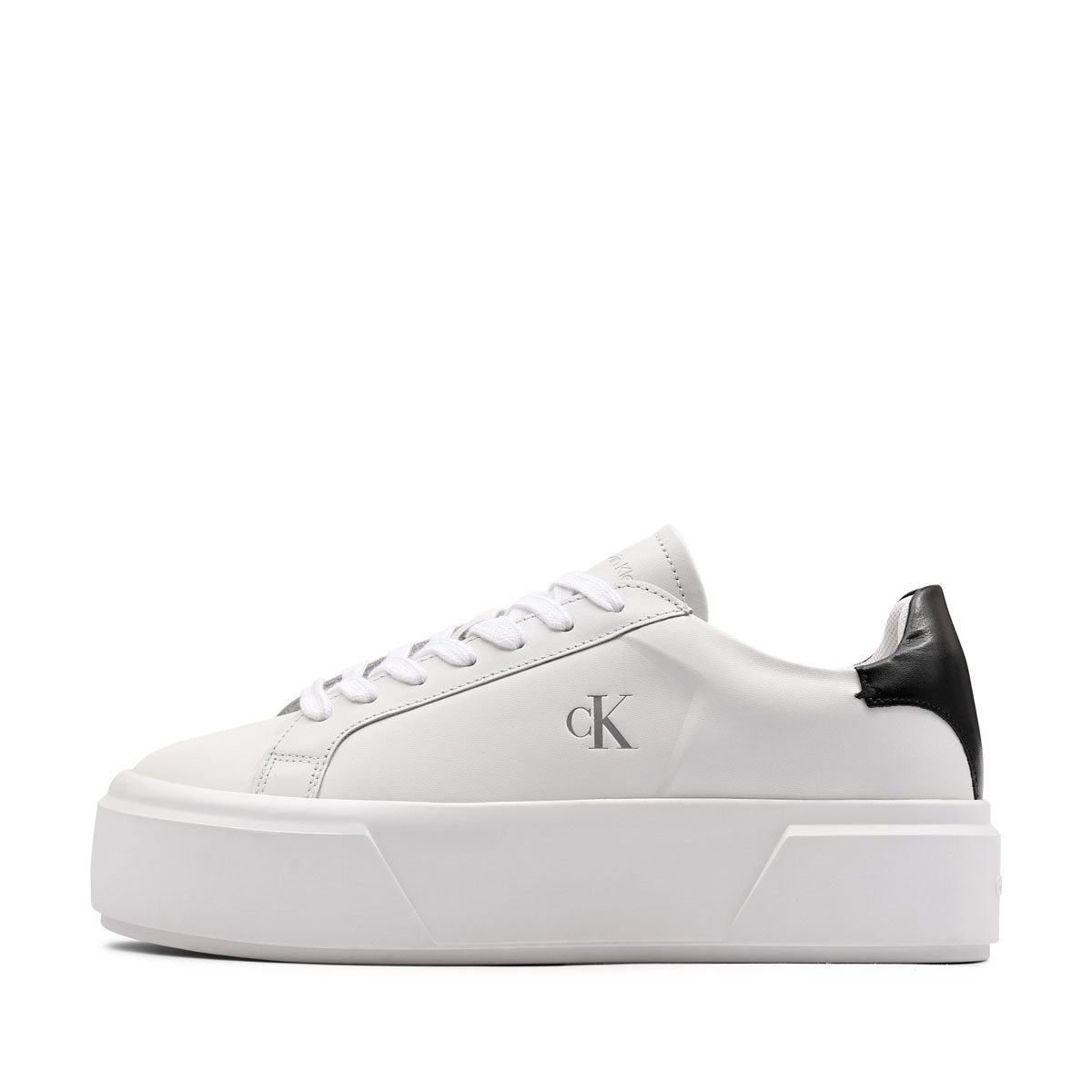 Calvin Klein Flatform Lace Up Leather MG Teniși damă YW0YW0192801W