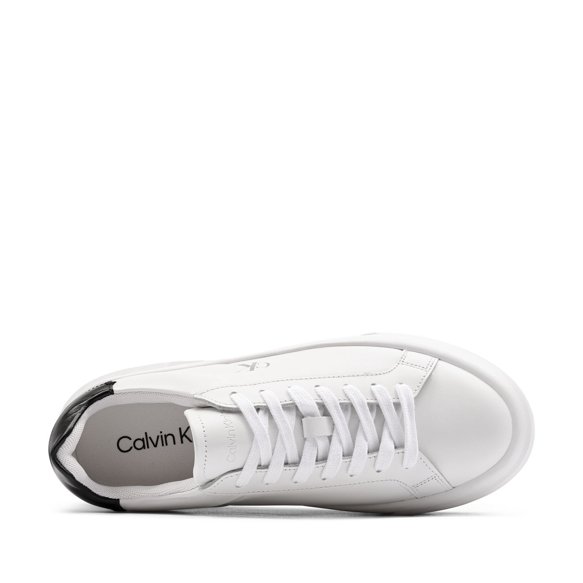 Calvin Klein Flatform Lace Up Leather MG Teniși damă YW0YW0192801W