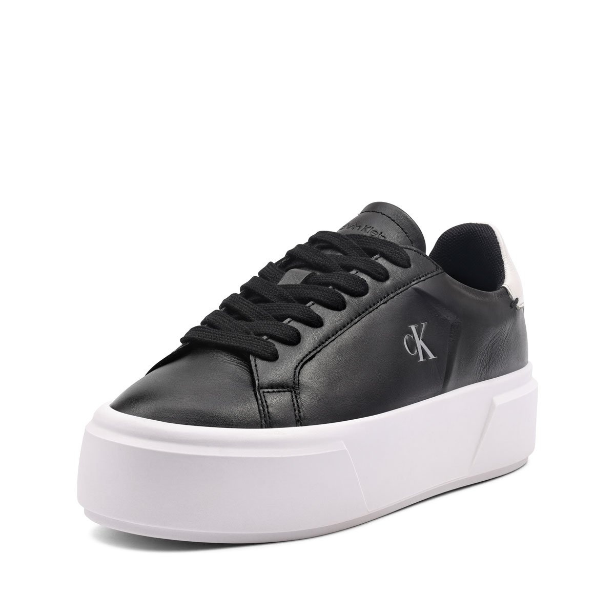 Calvin Klein Flatform Lace Up Leather MG Teniși damă YW0YW019280GM