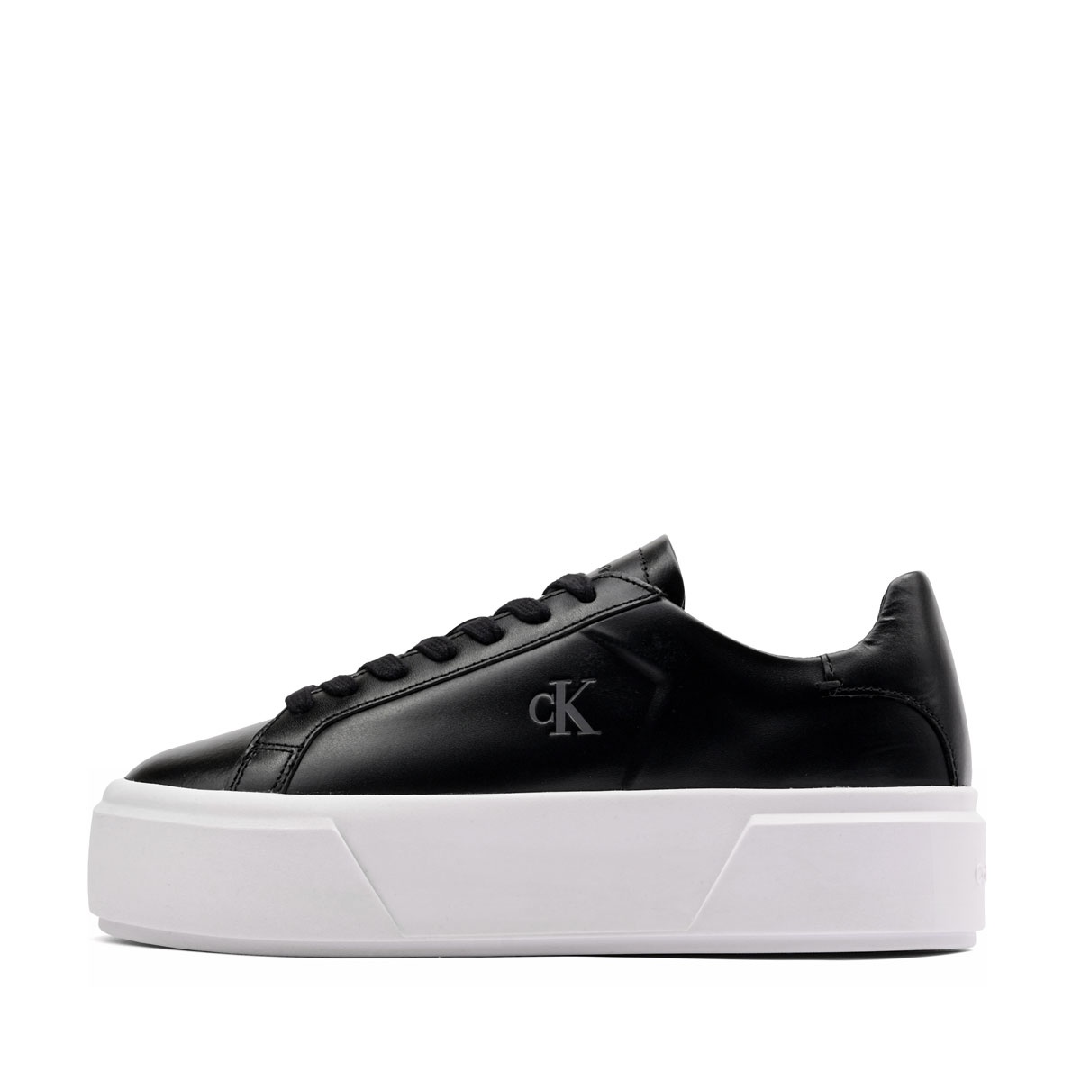 Calvin Klein Flatform LaceUp Leather Teniși damă YW0YW01928BEH