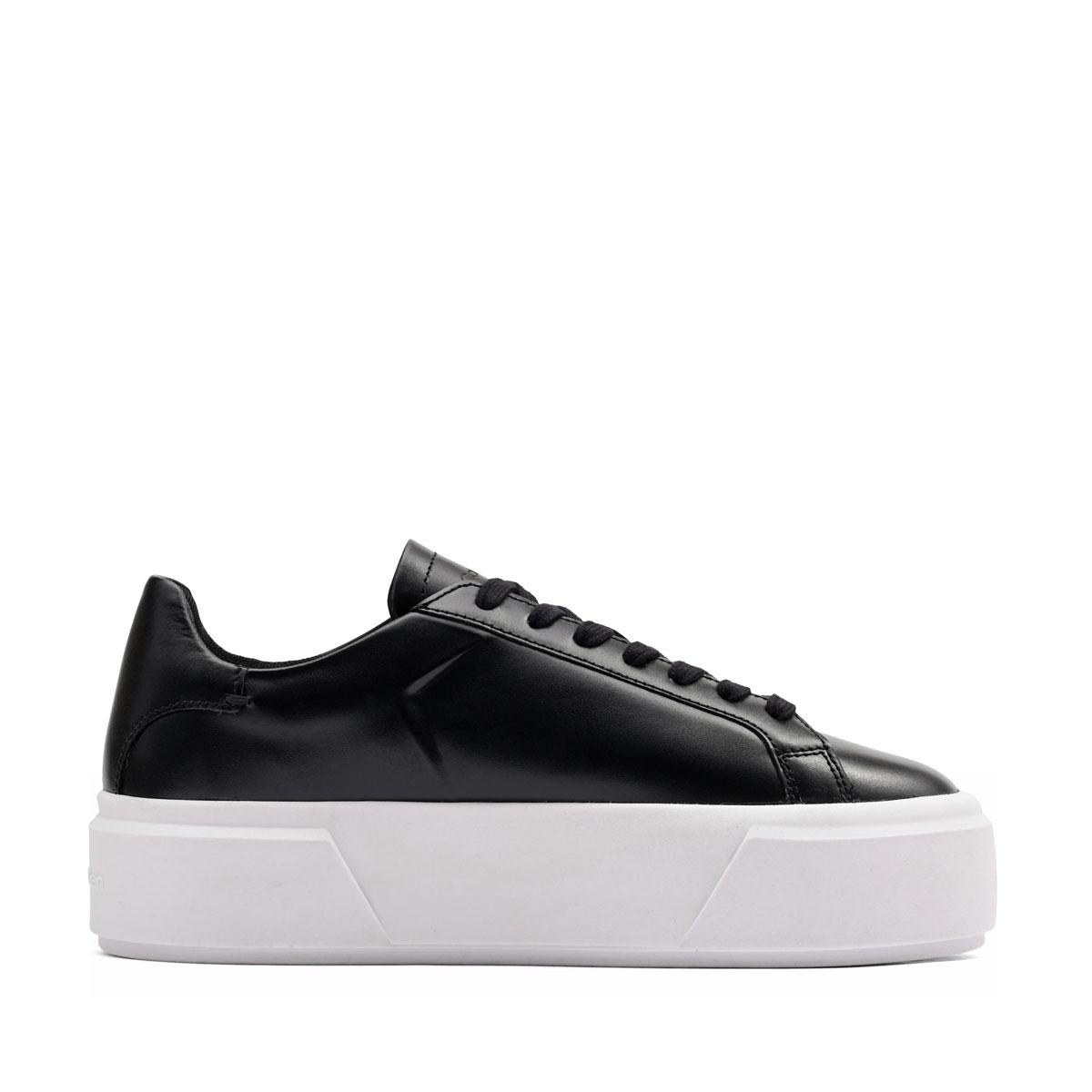 Calvin Klein Flatform LaceUp Leather Teniși damă YW0YW01928BEH