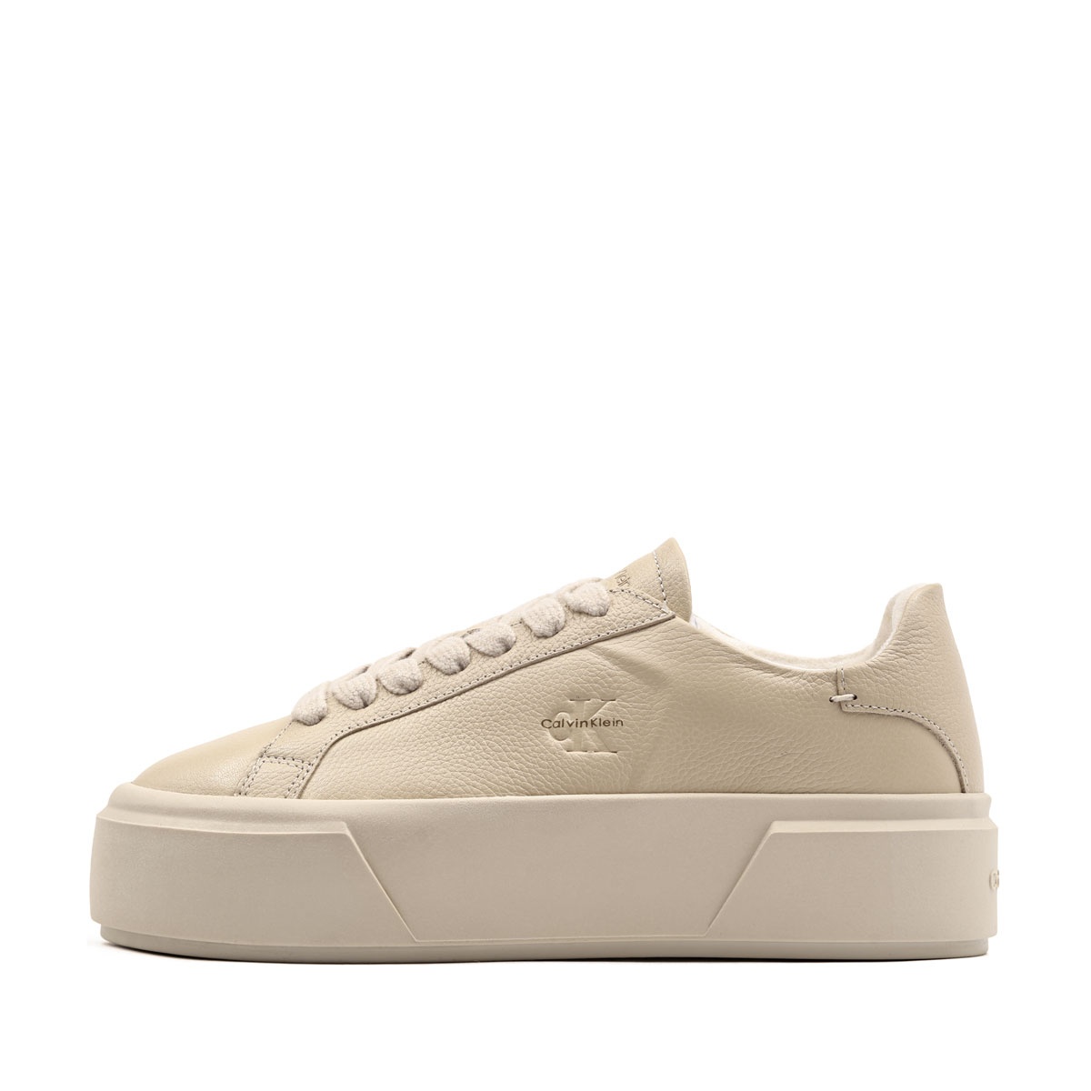 Calvin Klein Flatform LaceUp Leather WL Teniși damă HW0HW03229ACG